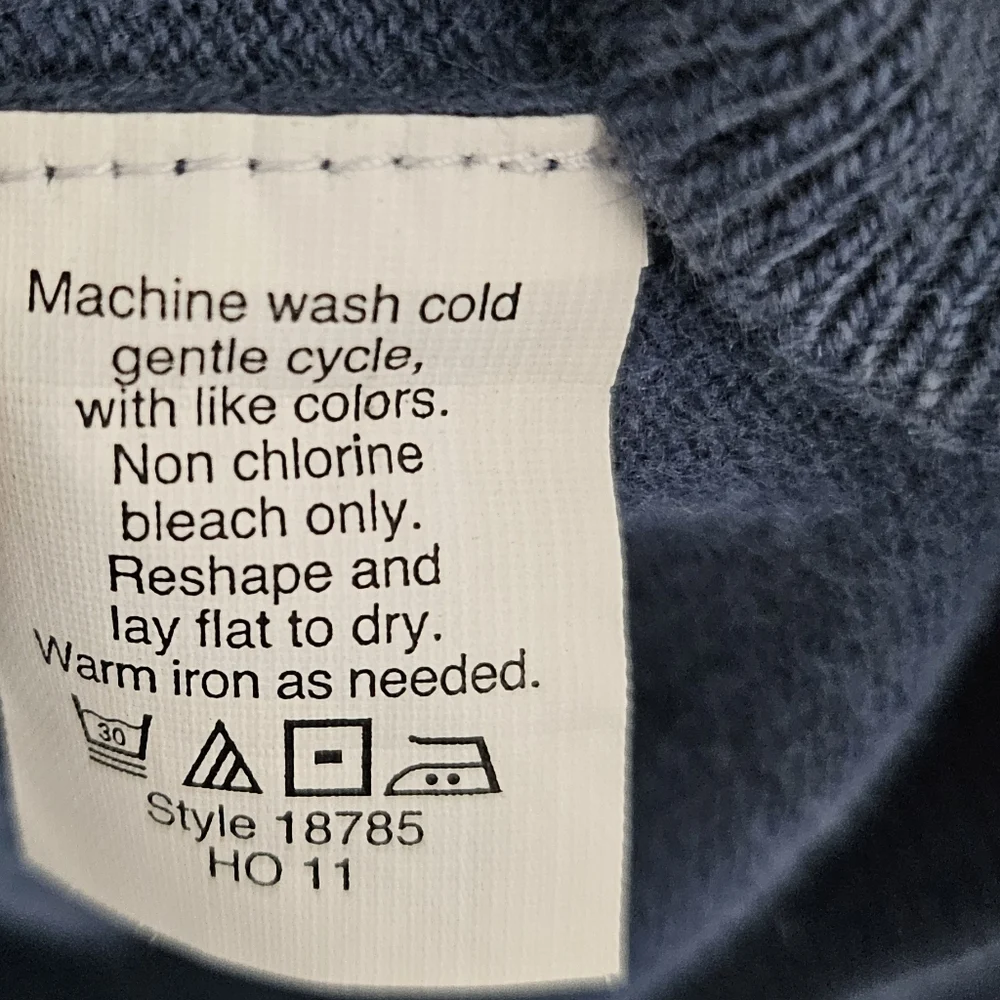 J.Crew Blue Cotton Cashmere V-Neck Sweater Men’s Small